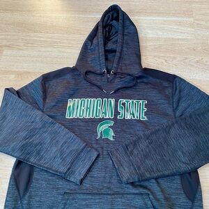 Michigan State Spartans Hoodie Men’s XL Grey Colosseum MSU Pullover Sweatshirt